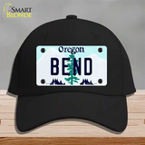 Bend Oregon Novelty License Plate Hat Cotton / Black