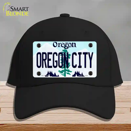 Oregon City Oregon Novelty License Plate Hat Cotton / Black