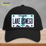 Lake Oswego Oregon Novelty License Plate Hat Cotton / Black