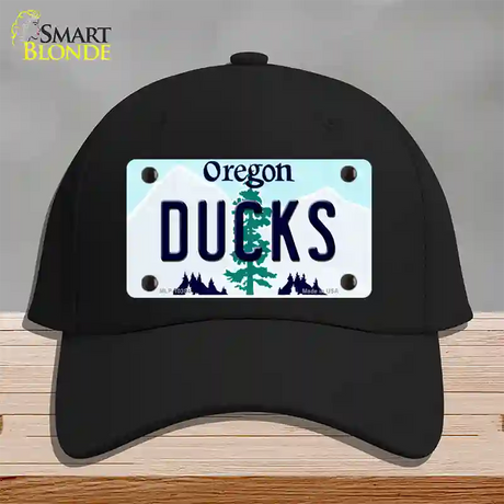 Ducks Oregon Novelty License Plate Hat Cotton / Black