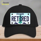 Retired Oregon Novelty License Plate Hat Cotton / Black