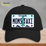 Moms Taxi Oregon Novelty License Plate Hat Cotton / Black