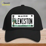 Lewiston Maine Novelty License Plate Hat Cotton / Black