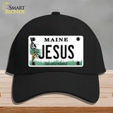 Jesus Maine Novelty License Plate Hat Cotton / Black