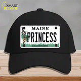 Princess Maine Novelty License Plate Hat Cotton / Black