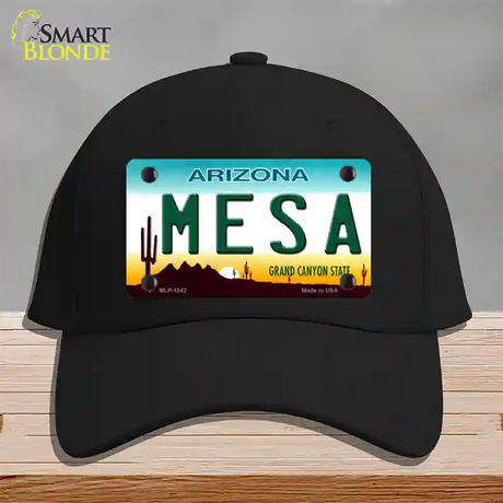 Mesa Arizona Novelty License Plate Hat Cotton / Black