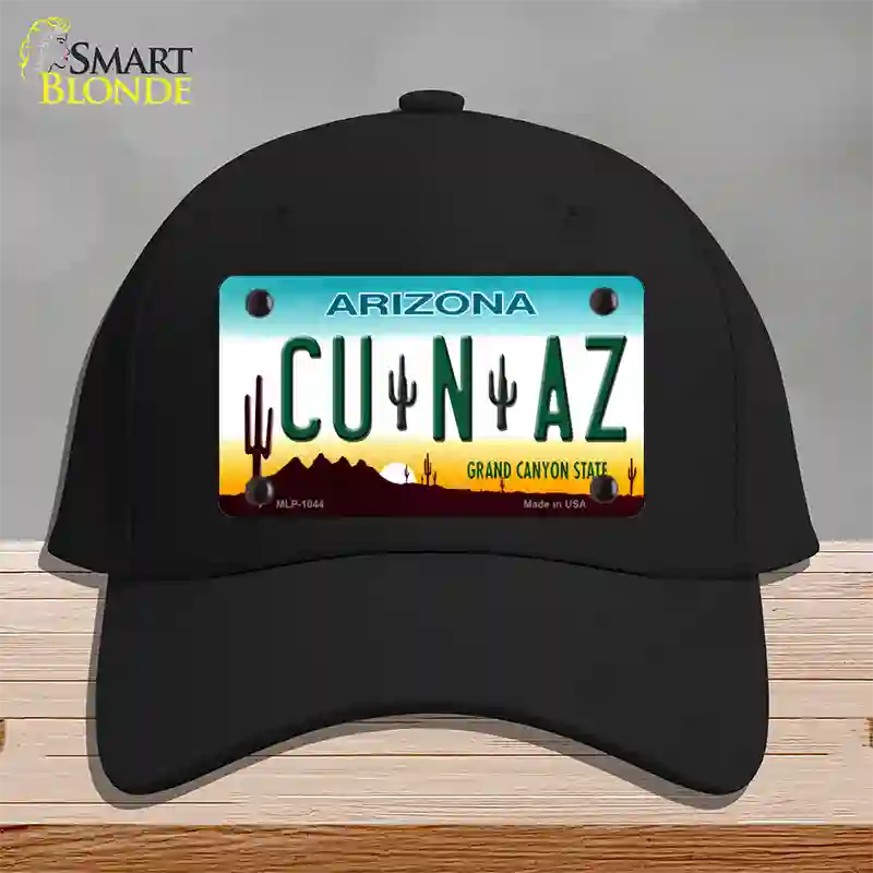 Cu N Az Novelty License Plate Hat Cotton / Black