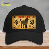 Labrador Retriever Novelty License Plate Hat Cotton / Black