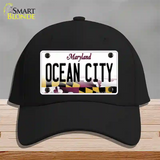 Ocean City Maryland Novelty License Plate Hat Cotton / Black