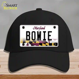 Bowie Maryland Novelty License Plate Hat Cotton / Black