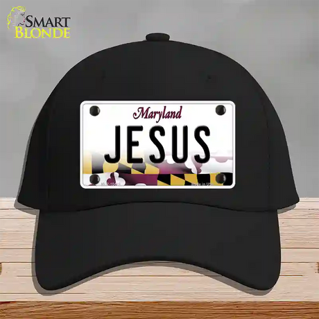 Jesus Maryland Novelty License Plate Hat Cotton / Black