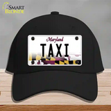 Taxi Maryland Novelty License Plate Hat Cotton / Black