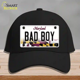 Bad Boy Maryland Novelty License Plate Hat Cotton / Black