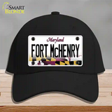 Fort McHenry Maryland Novelty License Plate Hat Cotton / Black