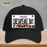 Chesapeake Bay Maryland Novelty License Plate Hat Cotton / Black