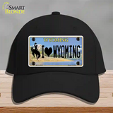 I Love Wyoming Novelty License Plate Hat Cotton / Black