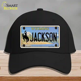 Jackson Wyoming Novelty License Plate Hat Cotton / Black