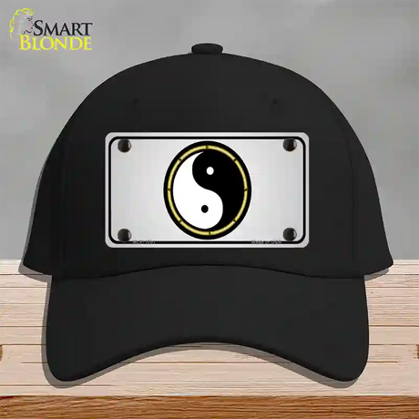 Yin And Yang Novelty License Plate Hat Cotton / Black