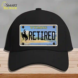 Retired Wyoming Novelty License Plate Hat Cotton / Black