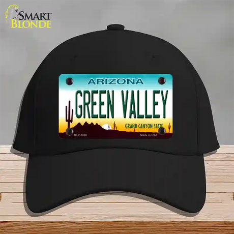 Green Valley Arizona Novelty License Plate Hat Cotton / Black