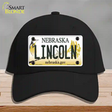 Lincoln Nebraska Novelty License Plate Hat Cotton / Black