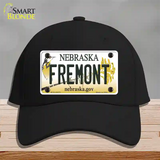 Fremont Nebraska Novelty License Plate Hat Cotton / Black