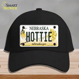 Hottie Nebraska Novelty License Plate Hat Cotton / Black