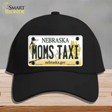 Moms Taxi Nebraska Novelty License Plate Hat Cotton / Black