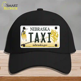 Taxi Nebraska Novelty License Plate Hat Cotton / Black