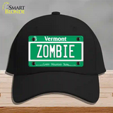 Zombie Vermont Novelty License Plate Hat Cotton / Black