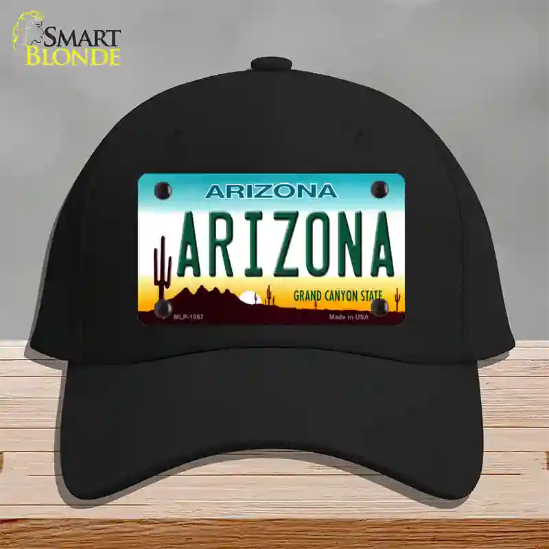 Arizona Novelty License Plate Hat Cotton / Black