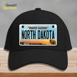 North Dakota Legendary Novelty License Plate Hat Cotton / Black