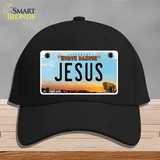 Jesus North Dakota Novelty License Plate Hat Cotton / Black