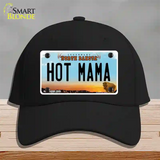 Hot Mama North Dakota Novelty License Plate Hat Cotton / Black