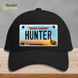 Hunter North Dakota Novelty License Plate Hat Cotton / Black