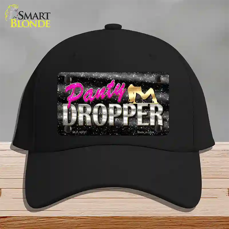 Panty Dropper Novelty License Plate Hat Cotton / Black