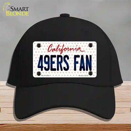 49ERS Fan California Novelty License Plate Hat Cotton / Black