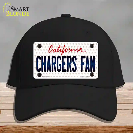 Chargers Fan California Novelty License Plate Hat Cotton / Black