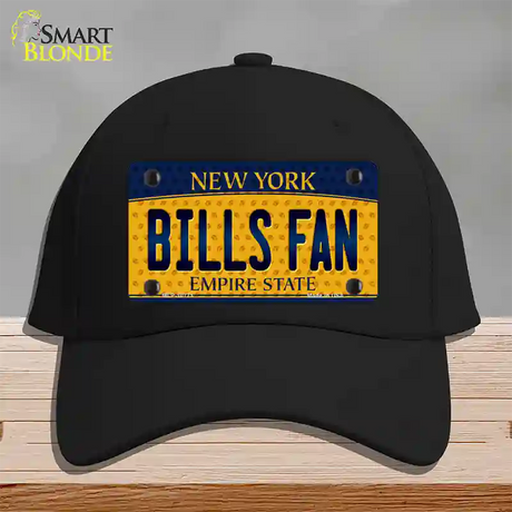 Bills Fan New York Novelty License Plate Hat Cotton / Black