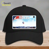 Texas New State Novelty License Plate Hat Cotton / Black