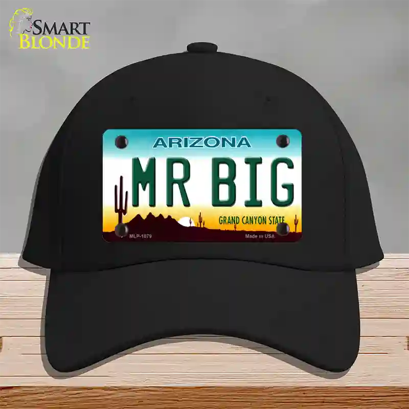 Mr Big Arizona Novelty License Plate Hat Cotton / Black