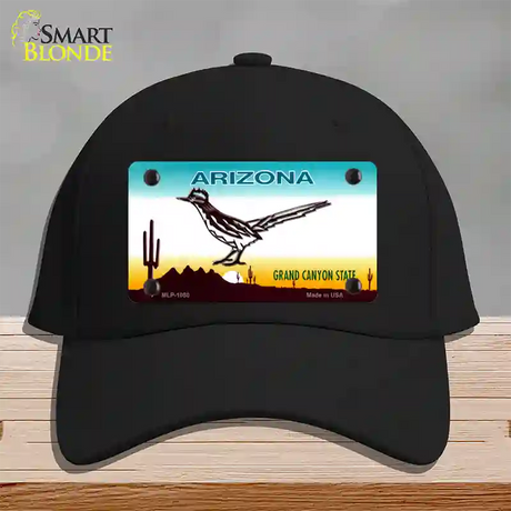 Roadrunner Arizona Novelty License Plate Hat Cotton / Black