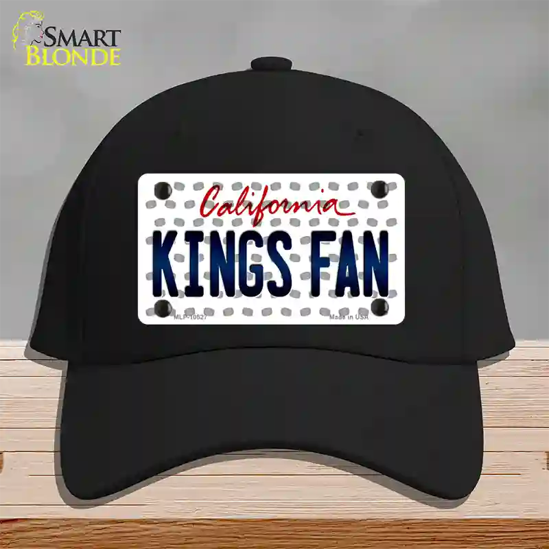 Kings Fan California Novelty License Plate Hat Cotton / Black