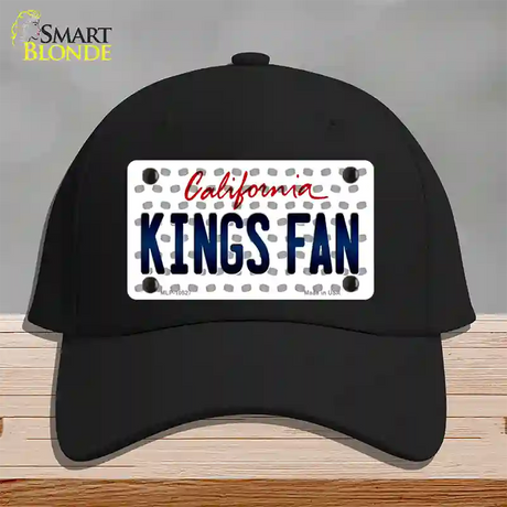 Kings Fan California Novelty License Plate Hat Cotton / Black