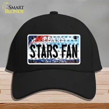 Stars Fan Texas Novelty License Plate Hat Cotton / Black