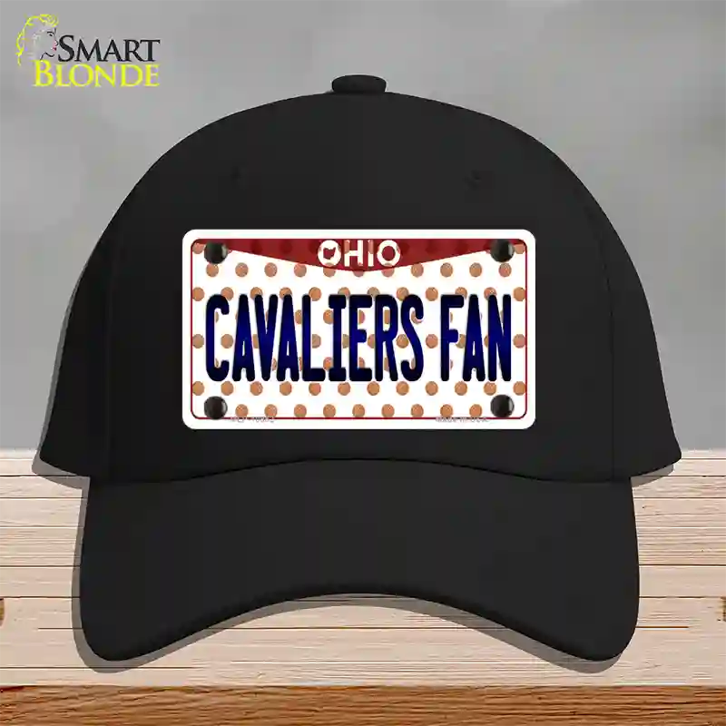 Cavaliers Fan Ohio Novelty License Plate Hat Cotton / Black