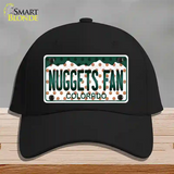 Nuggets Fan Colorado Novelty License Plate Hat Cotton / Black