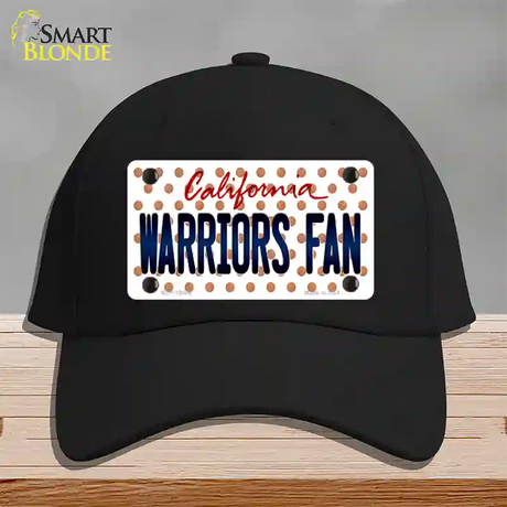 Warriors Fan California Novelty License Plate Hat Cotton / Black