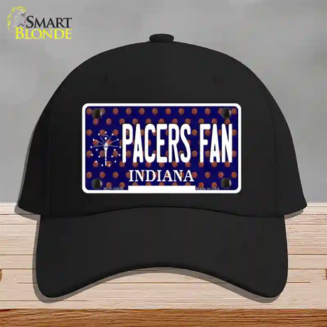 Pacers Fan Indiana Novelty License Plate Hat Cotton / Black