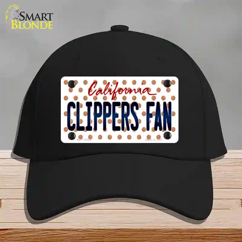 Clippers Fan California Novelty License Plate Hat Cotton / Black